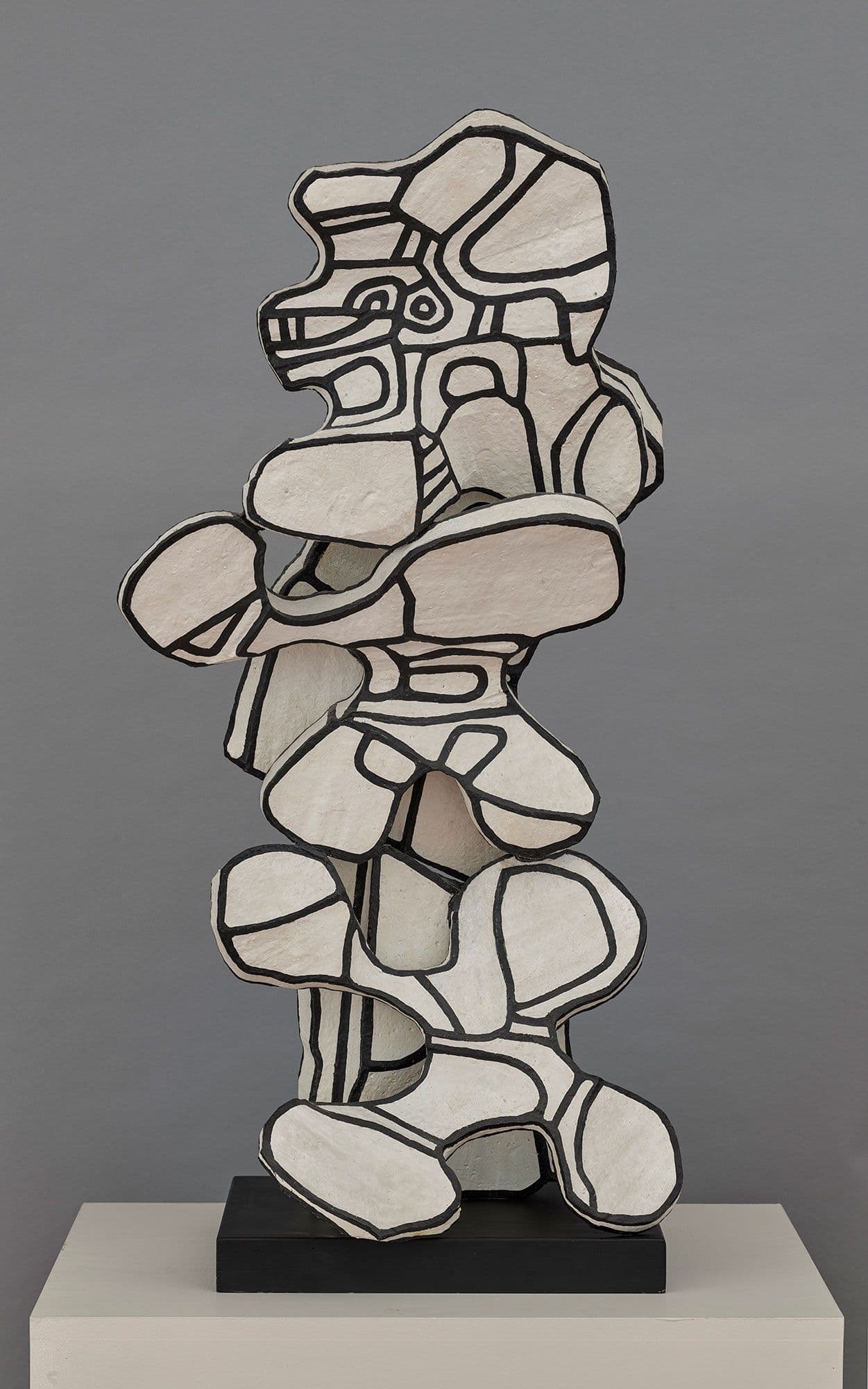 Jean Dubuffet French, 1901-1985 Lion Rampant, 1969 Acrylic paint on cast polyurethane, 39 3/4 x 20 5/8 x 12 5/8 in. (101 x 52.4 x 32.1 cm)