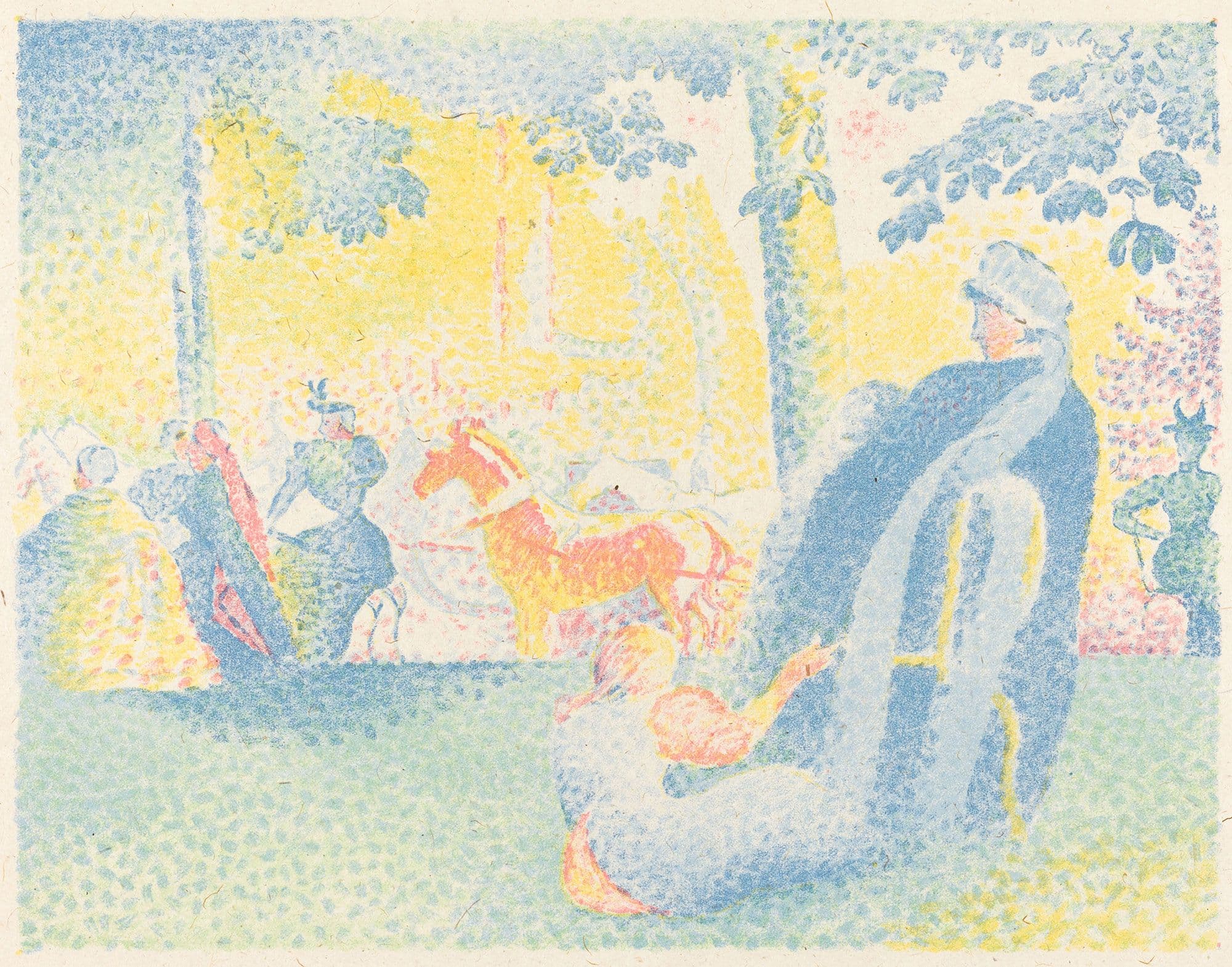 Henri Edmond Cross Les Champs-Elysées Gift of Mr. and Mrs. Burton Tremaine 1971.86.8