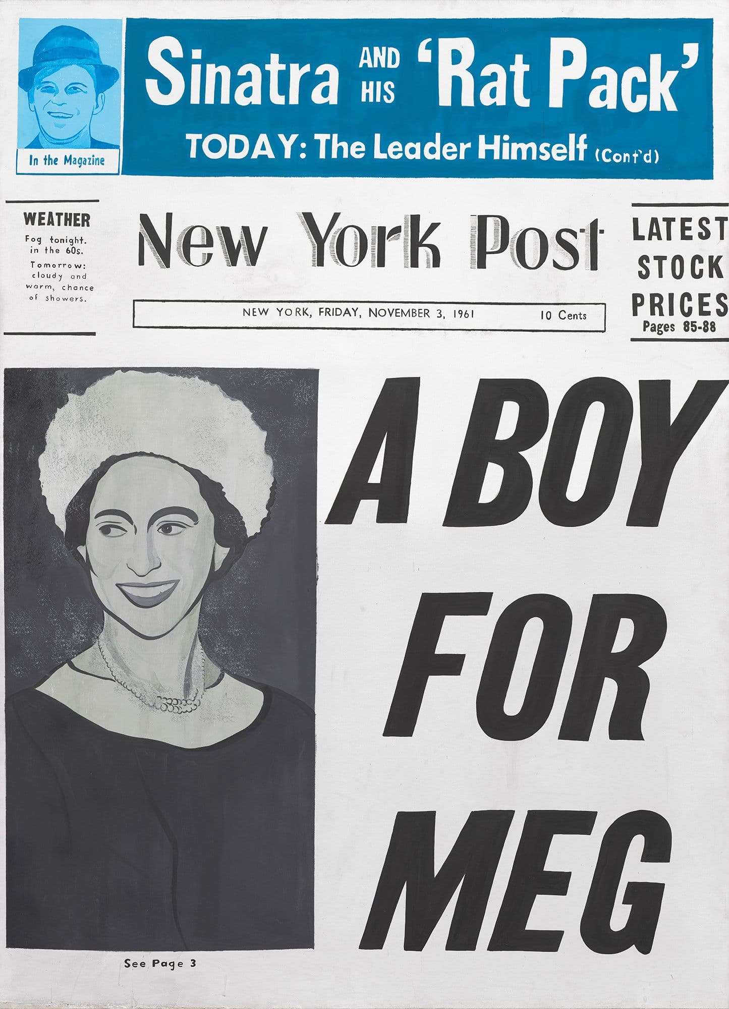 Andy Warhol A Boy for Meg Gift of Mr. and Mrs. Burton Tremaine 1971.87.11