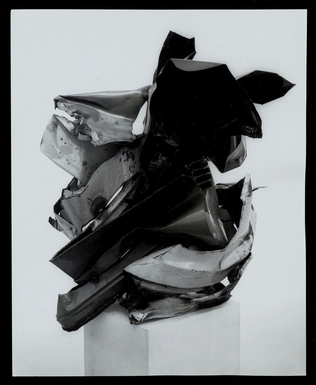 From Emily Hall Tremaine's artist files for John Chamberlain