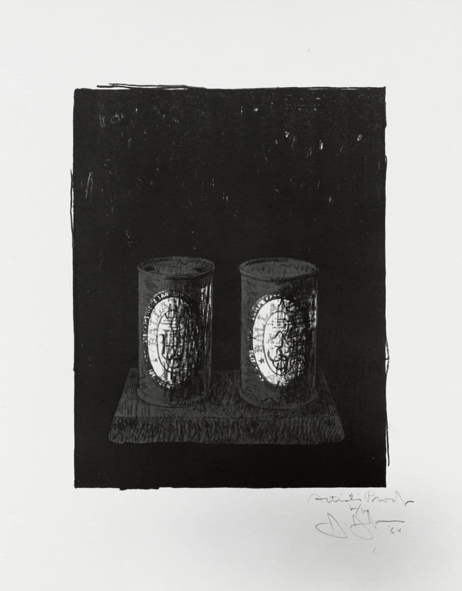 Jasper Johns, Ale Cans, 1964