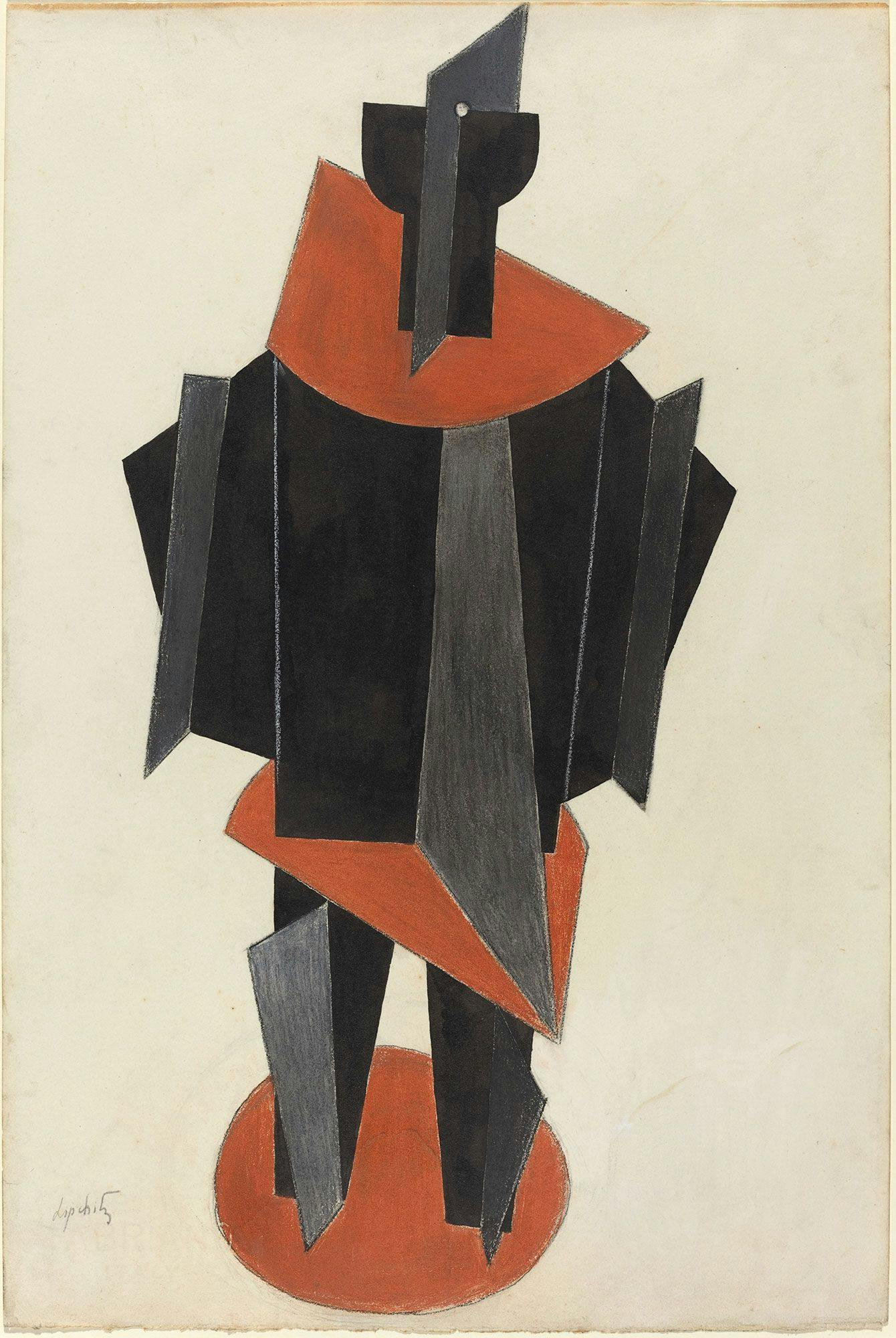 Jacques Lipchitz Pierrot Gift of Mr. and Mrs. Burton Tremaine 1973.71.3