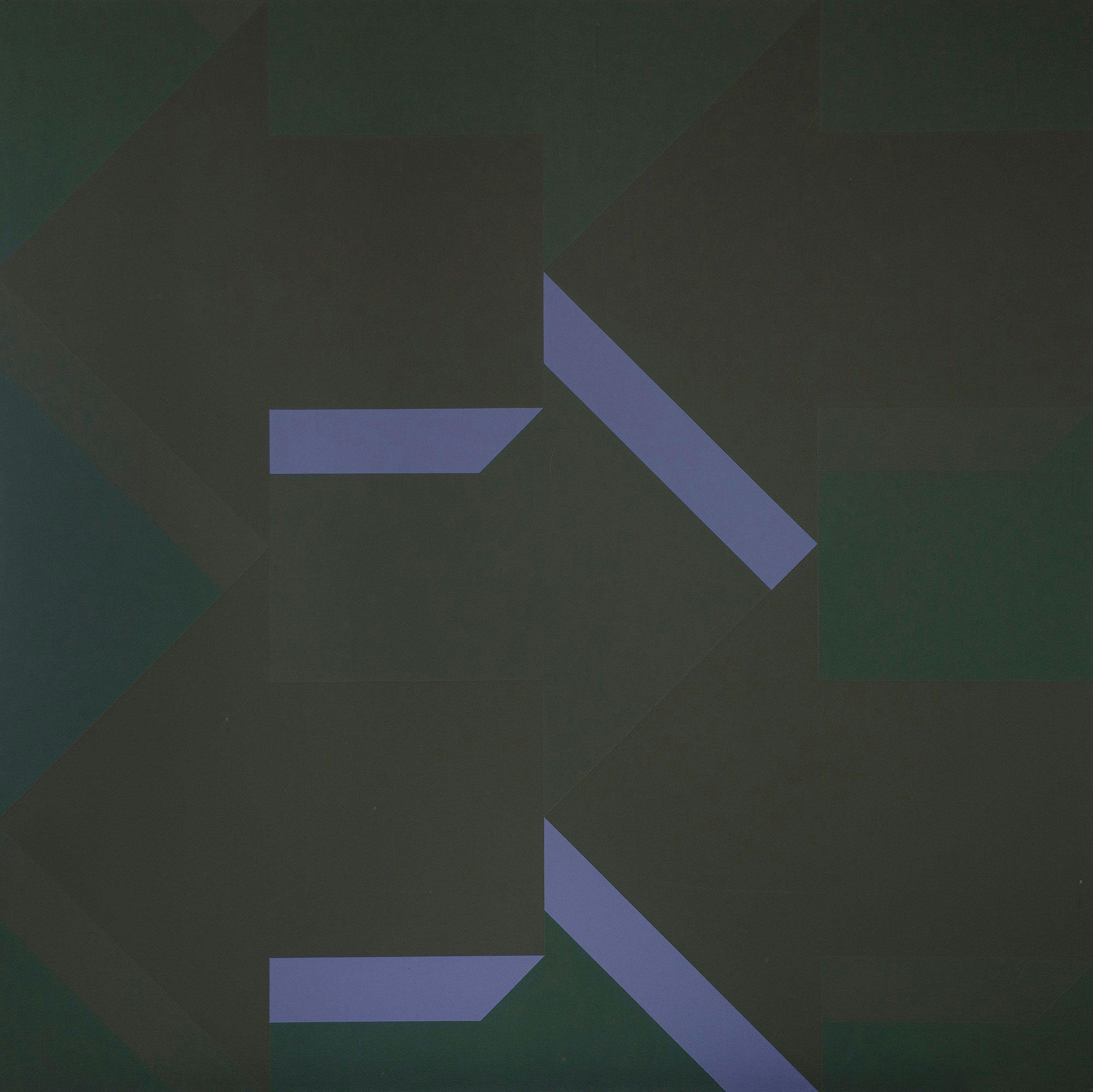 Robert Newmann American, born 1944 Arrow Series, 1970 Acrylic on canvas, 79 x 79 in. (200.7 x 200.7 cm)