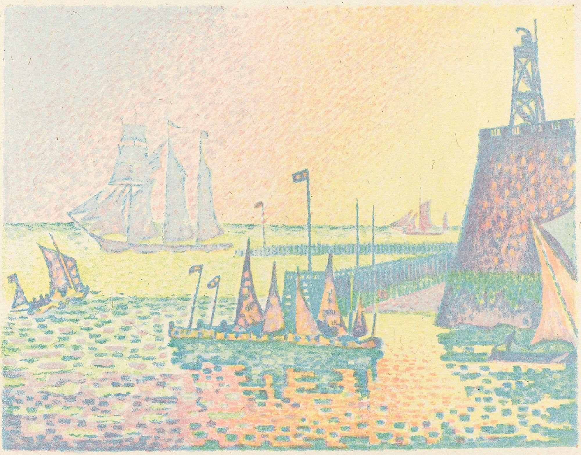 Paul Signac Evening (Le soir) Gift of Mr. and Mrs. Burton Tremaine 1971.86.39