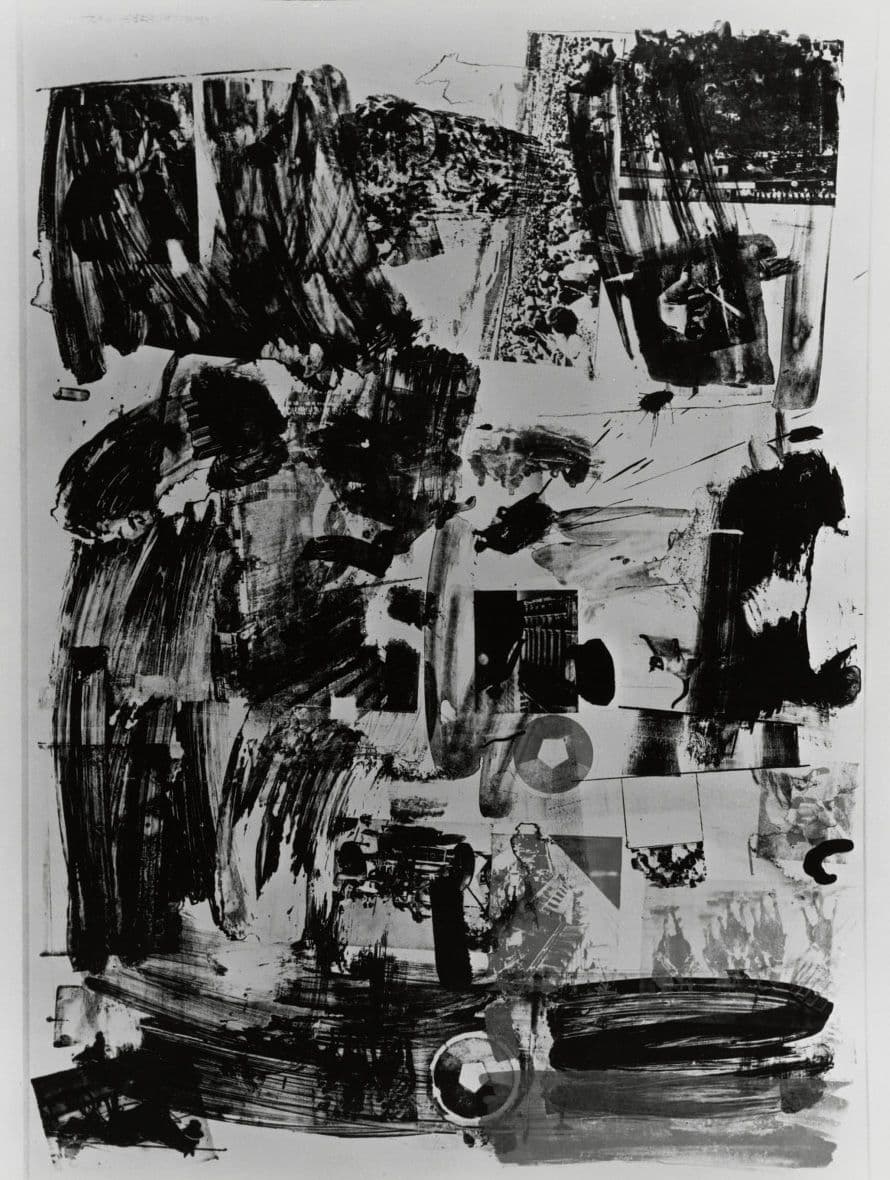 Robert Rauschenberg, License, 1962