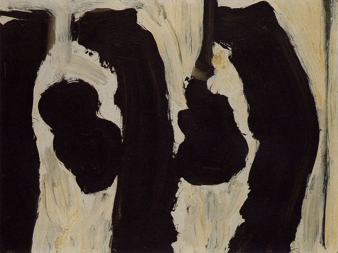 Spanish Elegy No. 17, Robert Motherwell