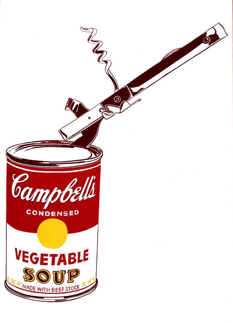 Andy Warhol, Campell's Soup Can With Can Opener, 1962