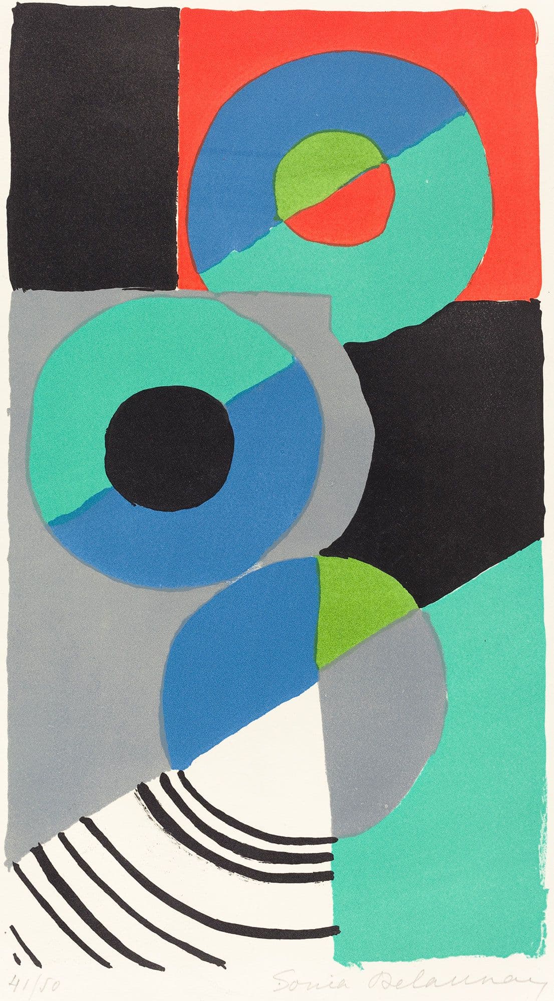 Sonia Delaunay Composition Gift of Mr. and Mrs. Burton Tremaine 1971.86.13