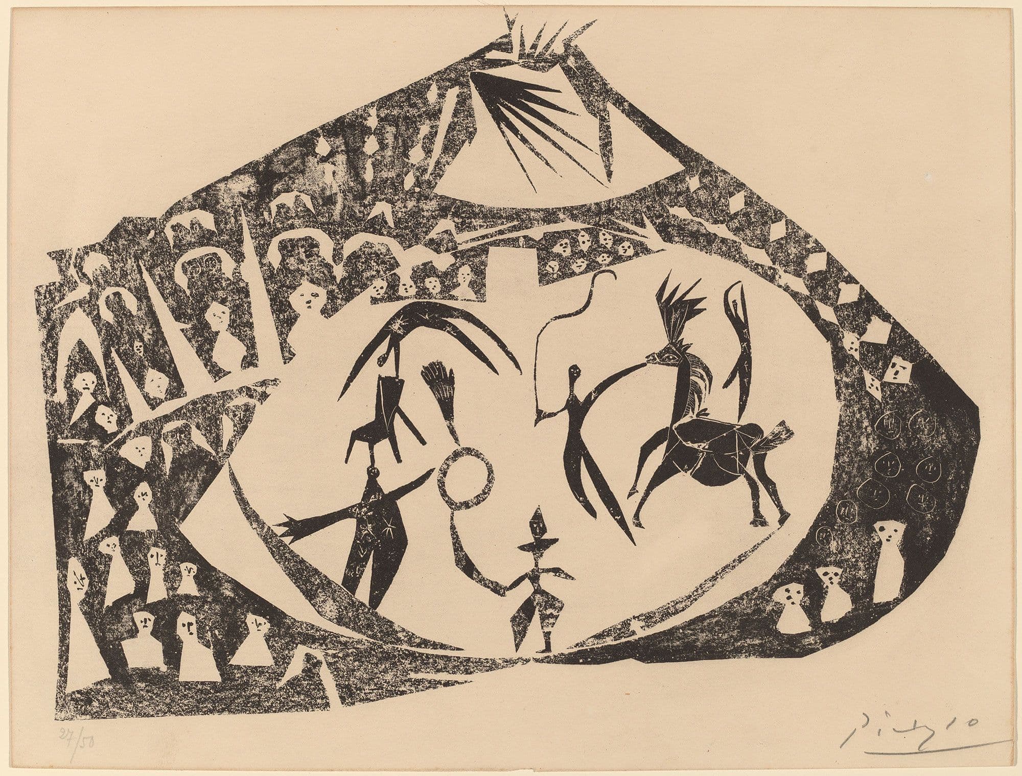 Pablo Picasso Circus (Le cirque) Gift of Mr. and Mrs. Burton Tremaine 1971.86.26