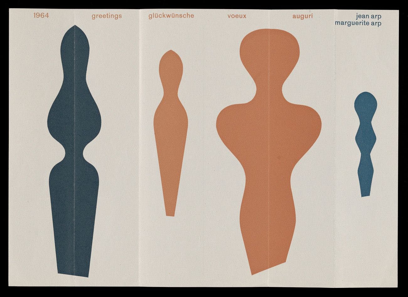 From Emily Hall Tremaine's artist file for Jean Arp