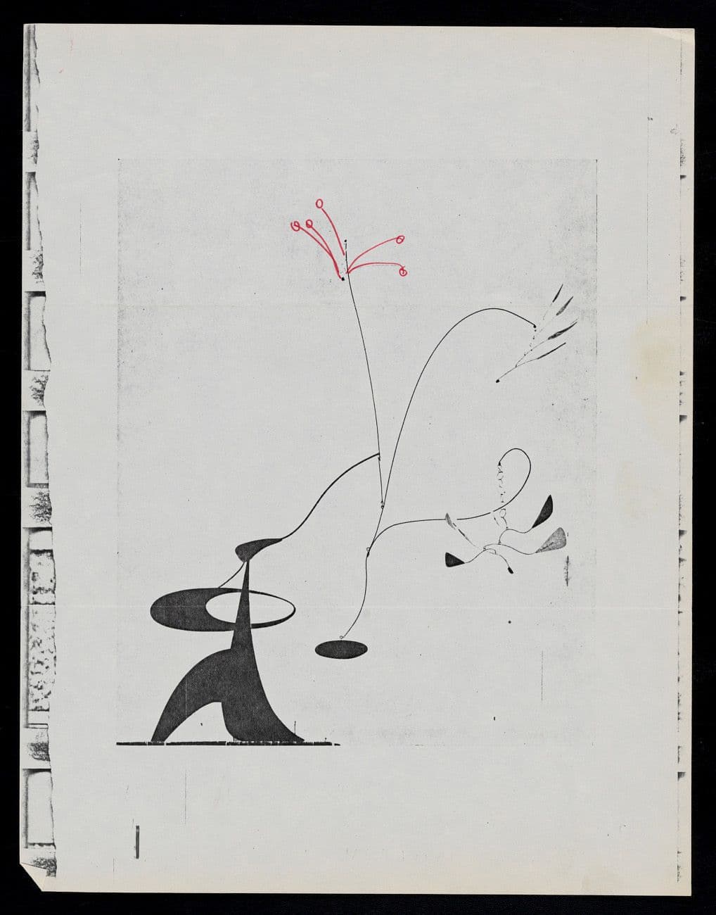 From Emily Hall Tremaine's artist files for Alexander Calder