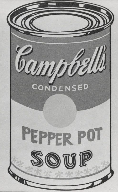 Andy Warhol, Campbell's Soup Can (Pepper Pot)