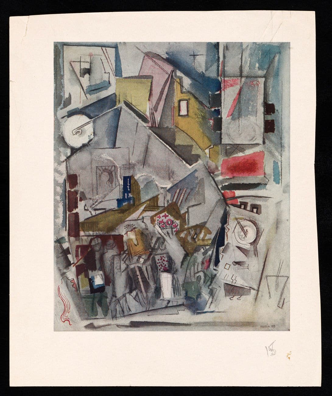 John Marin, A Street Seeing, 1928