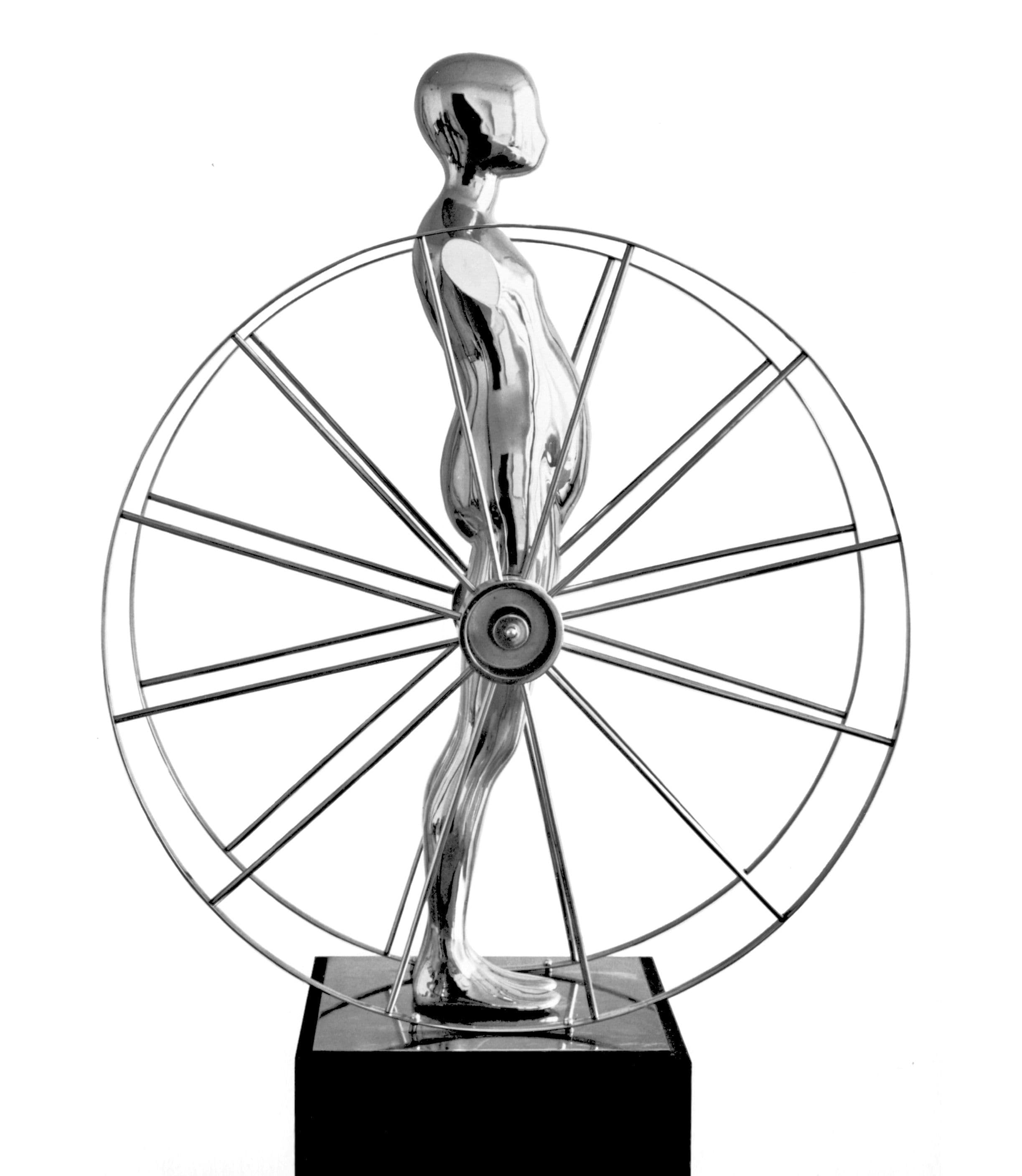 Falling Man bronze sculpture