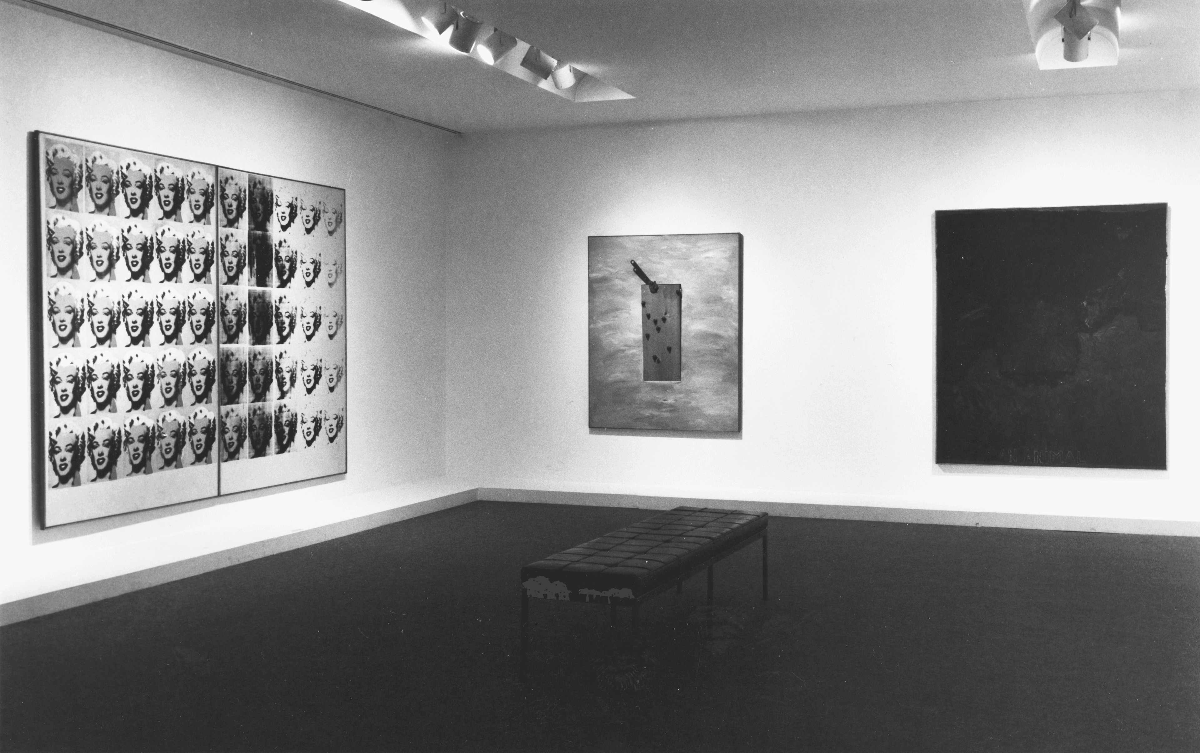 Installation views from Eight Painters of the 60s: Selections from the Tremaine Collection, The Pace Gallery, 32 East 57 Street, New York, March 28 — April 26, 1980.