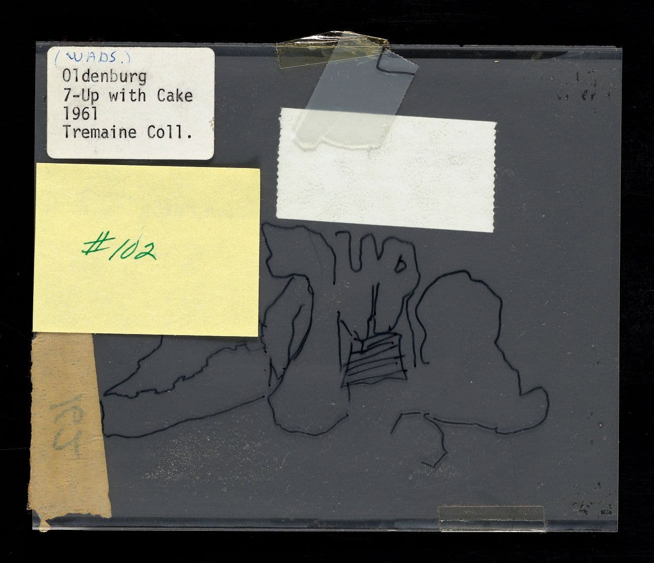 Claes Oldenberg, 7-Up with Cake, 1961