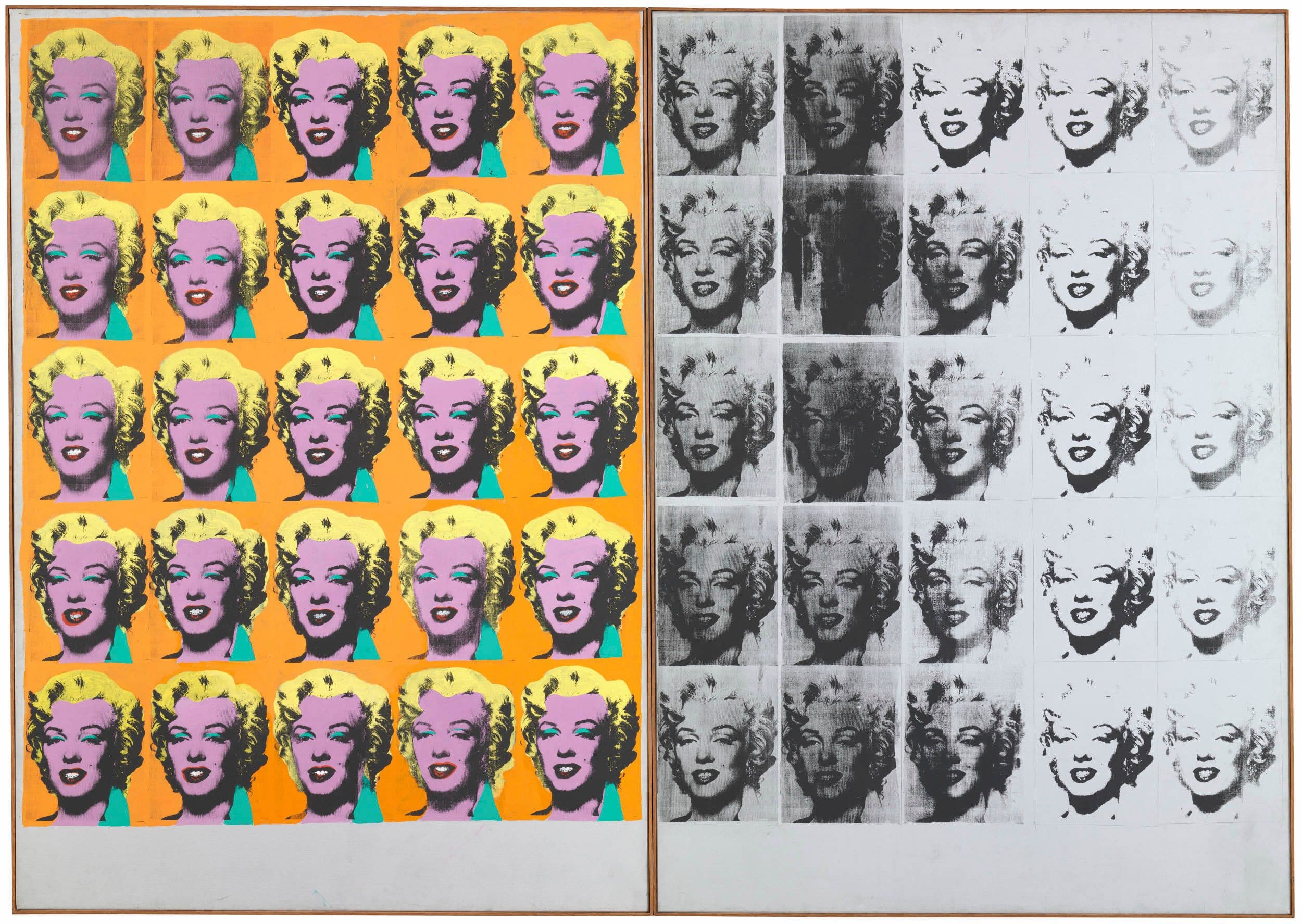 Marilyn Monroe Diptych, Andy Warhol