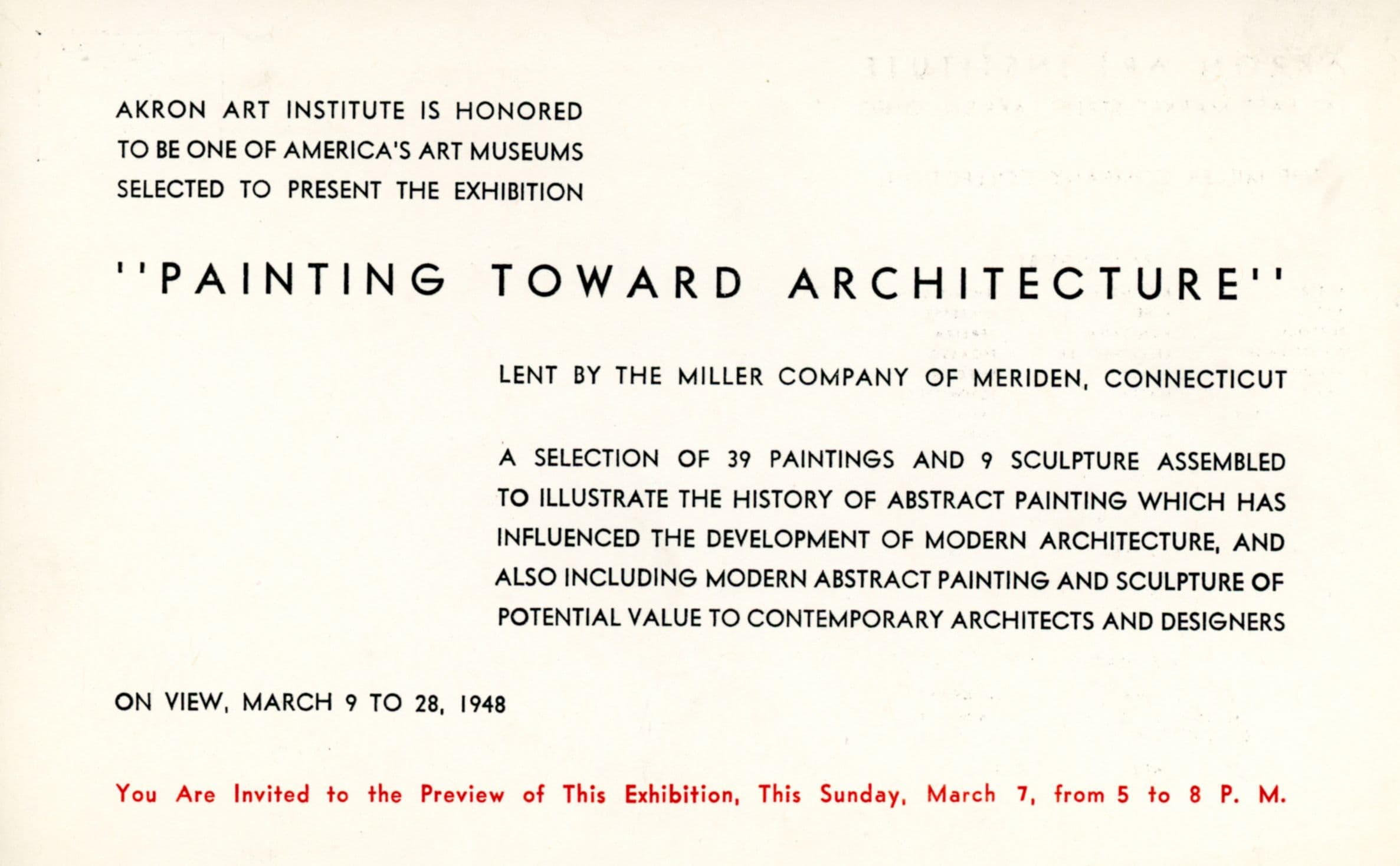From Emily Hall Tremaine's files